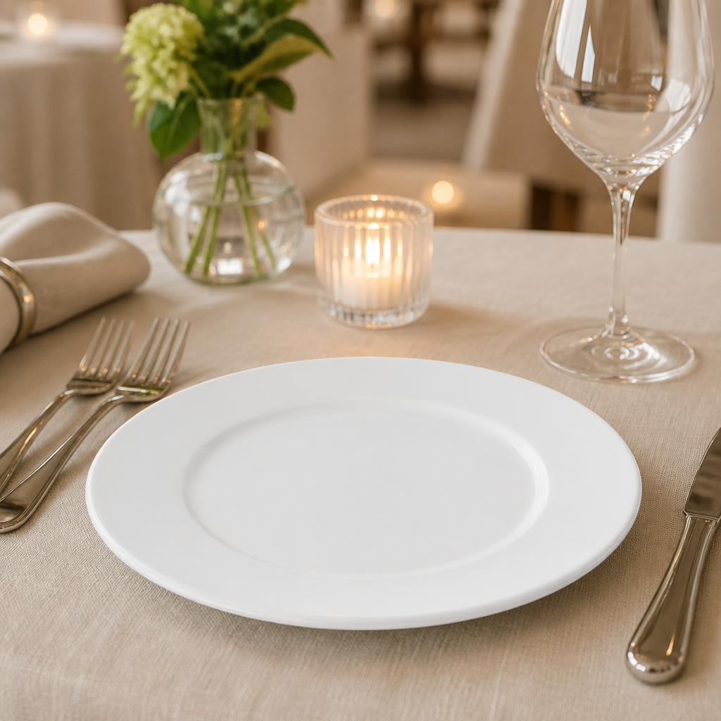 Commercial Winged Plates 230mm - 24 Pack