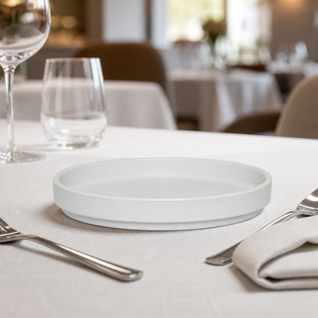 Commercial Melamine Stack Plates 159mm Diameter - 6 Pack