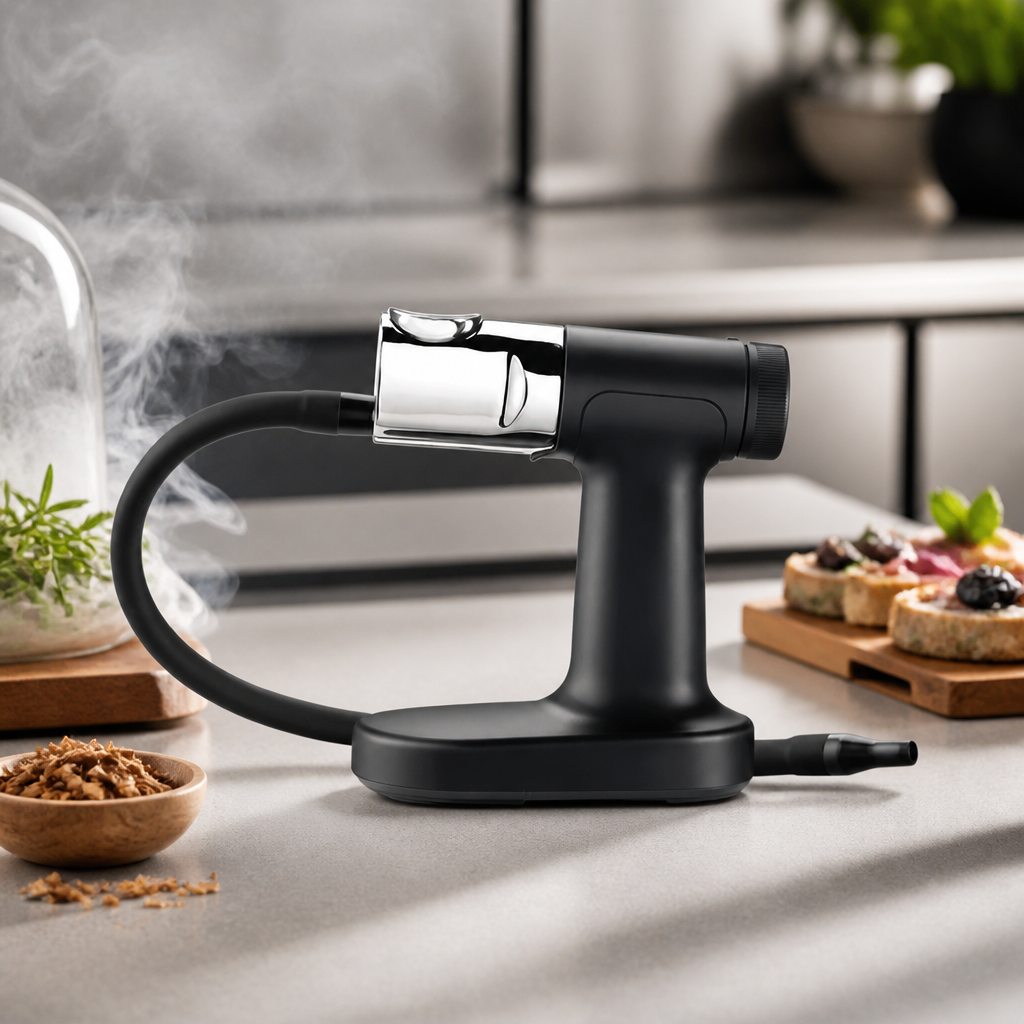 Commercial Food Smoking Gun with Removable Stainless Steel Hopper