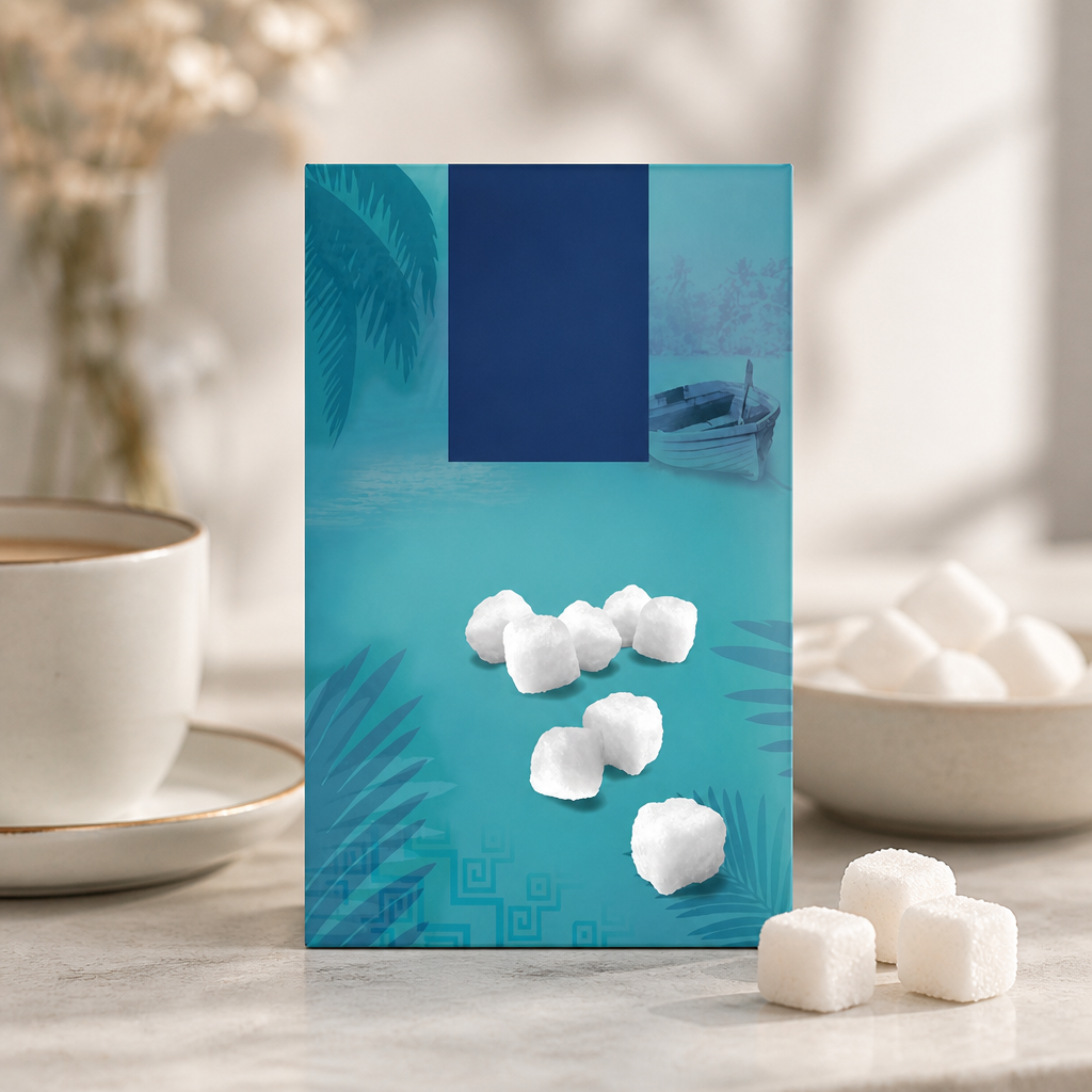 1kg Commercial Rough Cut Sugar Cubes for Beverages