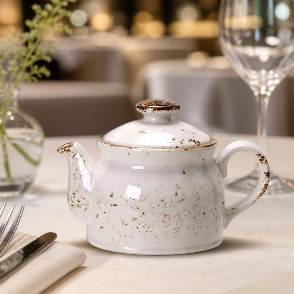 Commercial 425ml Teapot for dining, casual and formal use