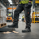 Premium Water Resistant Breathable Microfibre Boot with Aluminium Safety Toecap and Metal-Free Midsole - Sizes 35 to 47