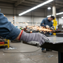 Premium High-Performance Split Leather Palm Glove with Extreme Cut Level F Protection and Comfortable Filament Fibre Lining