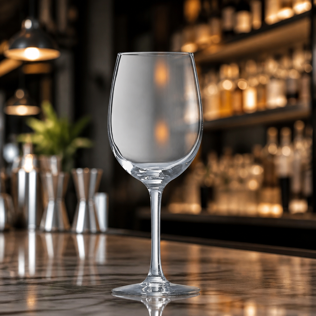 Commercial Tulip Wine Glasses 250ml 24 Pack Clear Glass