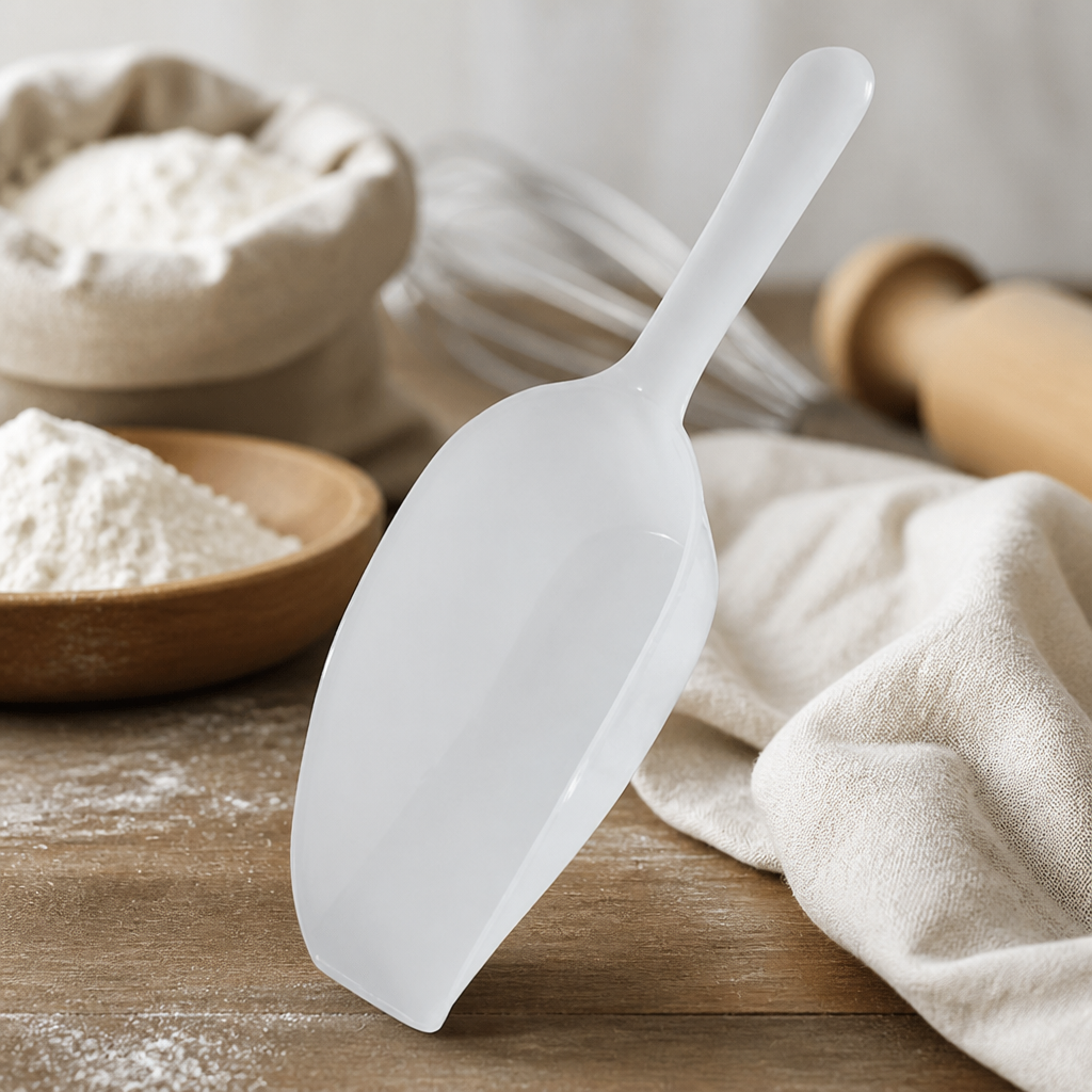 Commercial 1390ml Flour Scoop with Ergonomic Handle
