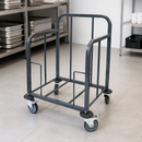 Commercial Tray Stacking Trolley for 100 Trays Storage