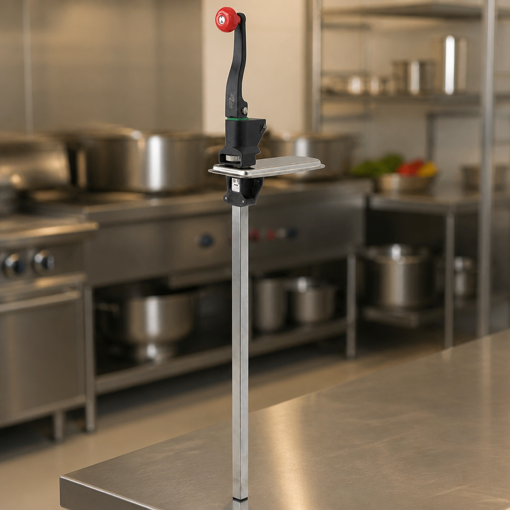 Commercial Bench Can Opener 25 Inch Stainless Steel Blade
