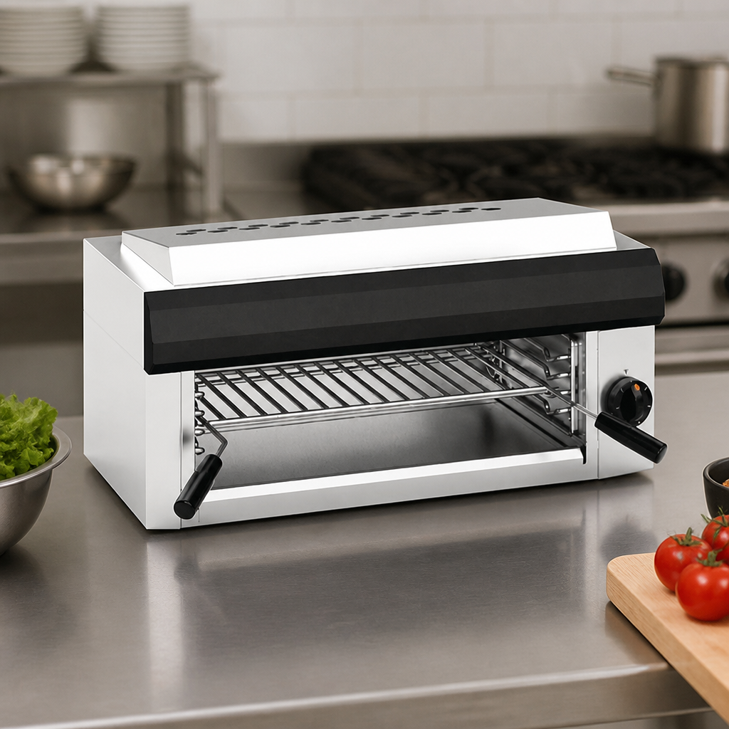 Commercial Salamander Grill with Five Shelf Positions 800mm