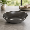Charcoal Chia Coupe Bowls 220mm - 4 Pack Porcelain Catering