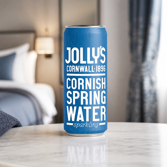 Cornish Sparkling Spring Water 330ml Slim Can 24 Pack