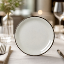 Commercial Charcoal Dapple Coupe Plates 152mm - 36 Pack