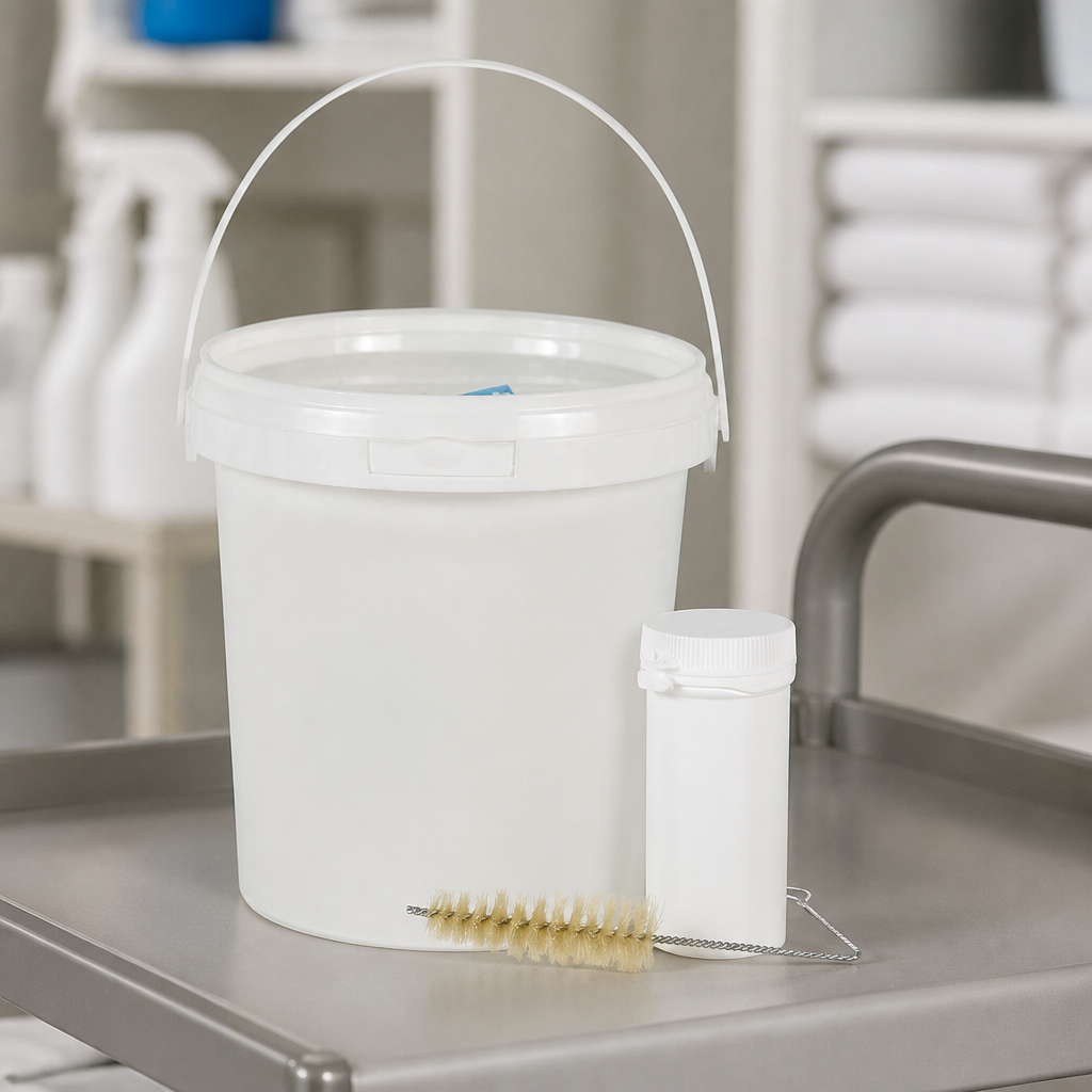 Commercial Sparkler Cleaning Kit with Sanitising Tablets and Brush