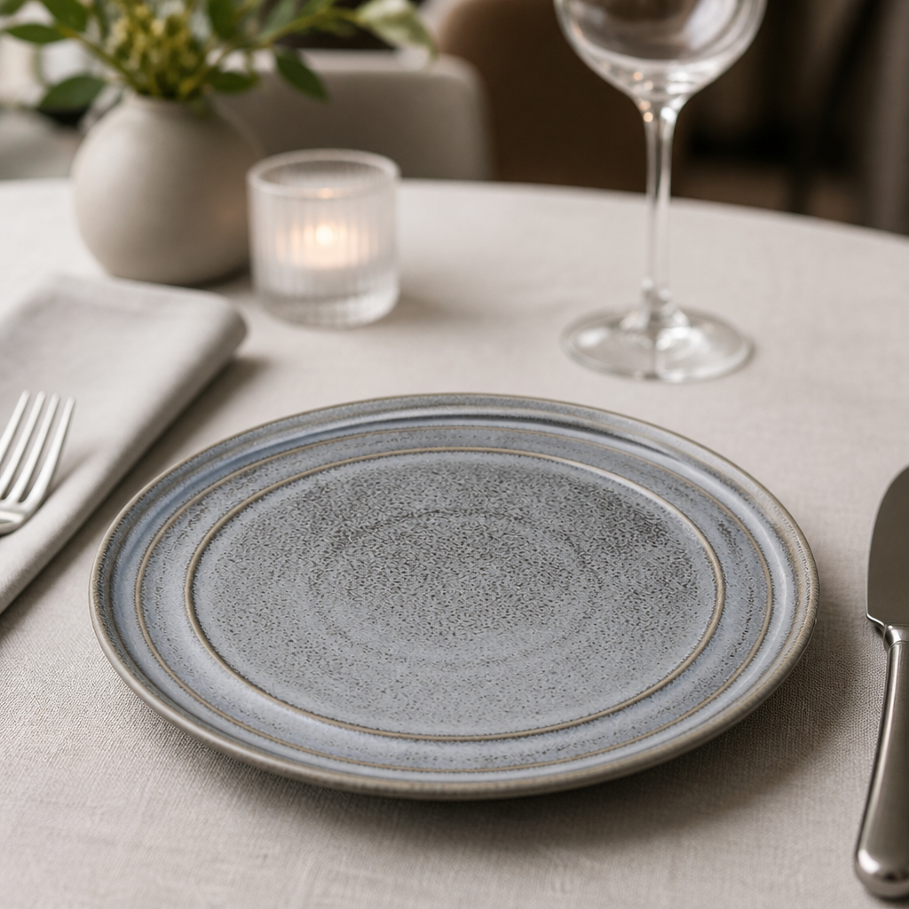 Commercial Dinner Plates 220mm Charcoal Dusk 6 Pack