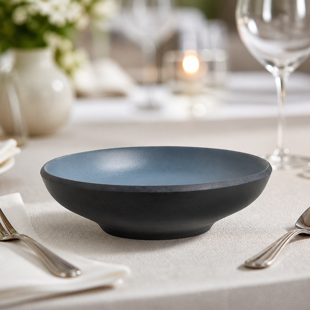 Commercial Melamine Shallow Bowls 152mm for catering