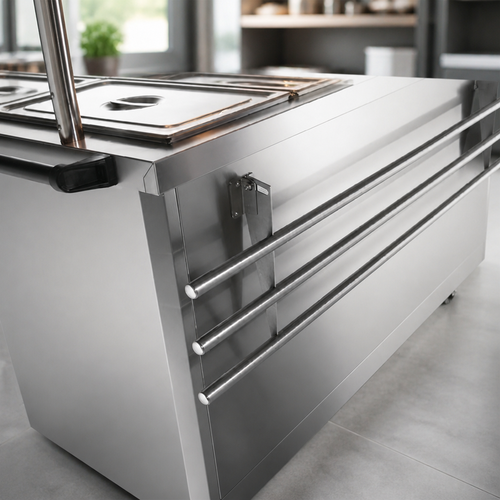 Commercial Drop Down Tray Slide for 4GN Hot Cupboards