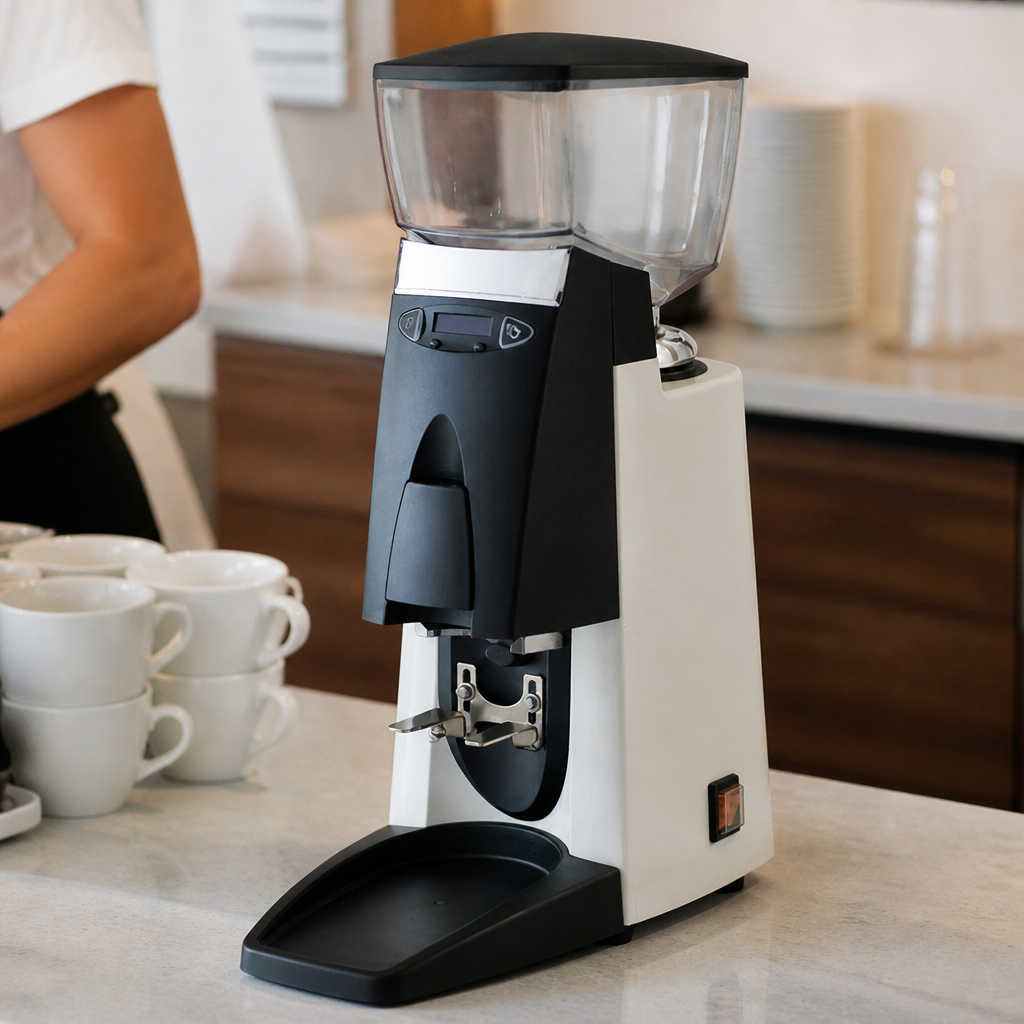 Commercial Coffee Grinder with 2.2kg capacity and silent operation