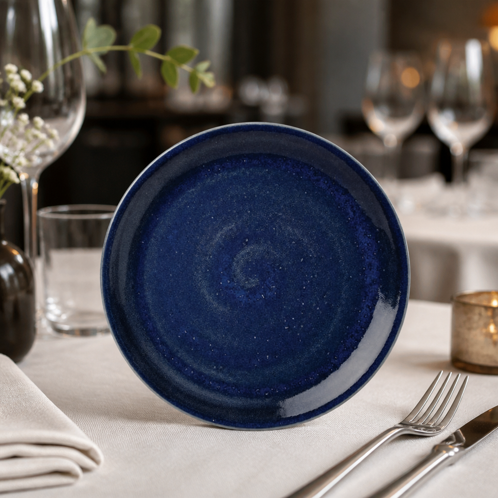 203mm Commercial Coupe Plates Lapis - 12 Pack Porcelain