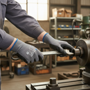 Premium Foam Nitrile Gloves with Durable Grip for Dry, Damp, and Light Oily Conditions - Comfortable and Breathable Design