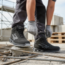 Premium High-Performance Safety Boot with Aluminum Toe Cap, Water-Repellent Nubuck Leather, and Anti-Puncture Features in Sizes 2-13