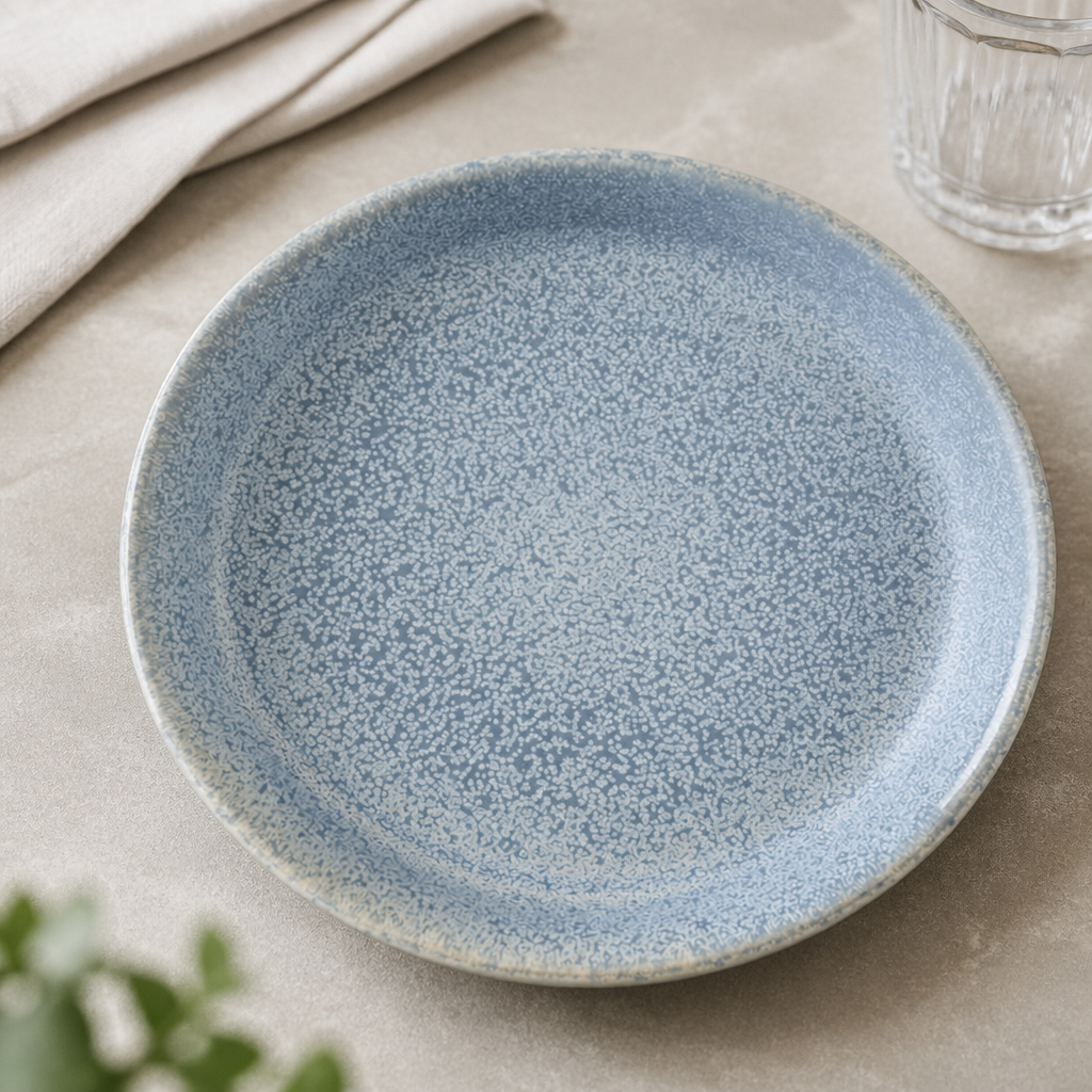 Commercial Blue Tapas Dishes 159mm 6 Pack Vitrified Crockery