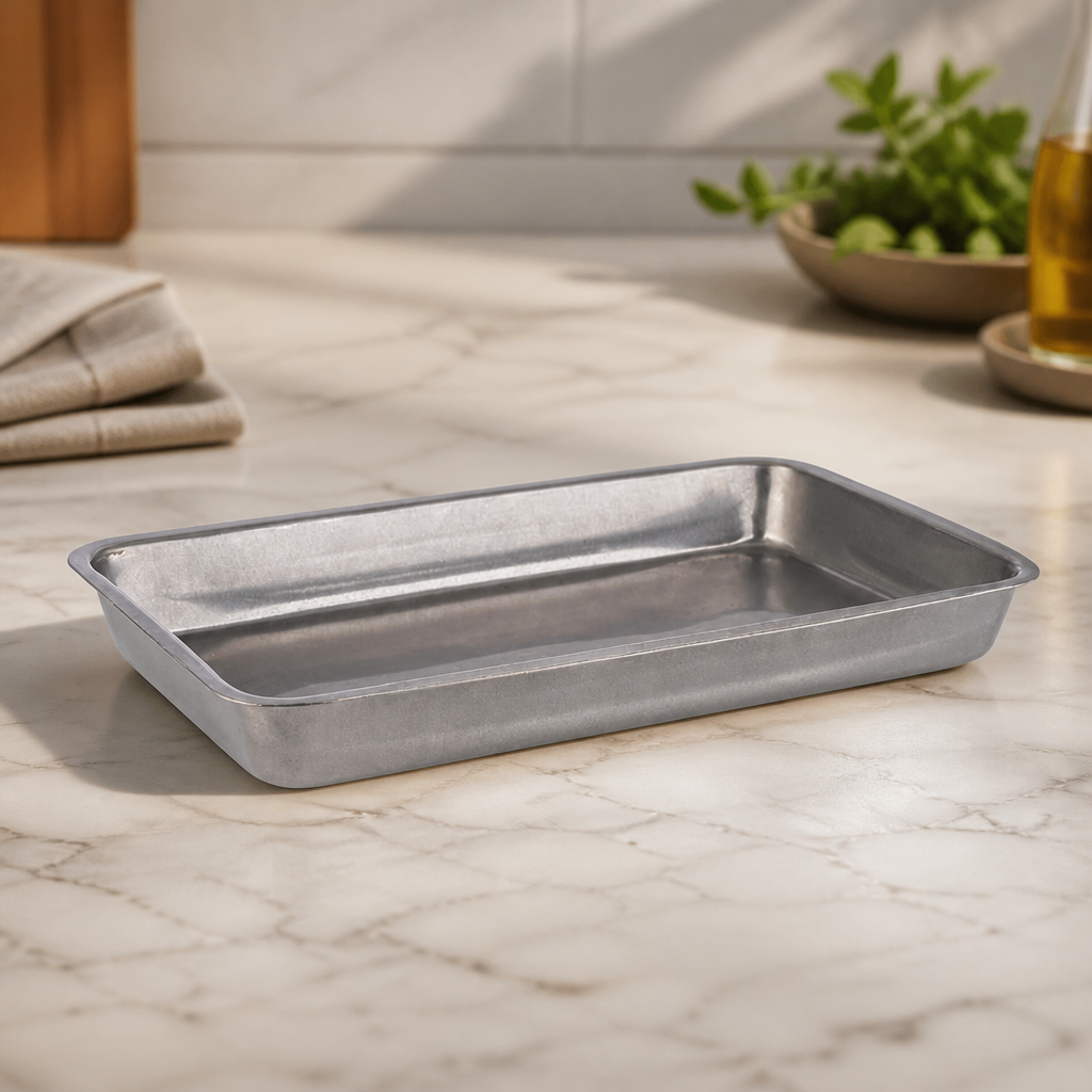 Commercial Stainless Steel Rectangular Serving Tray 160x255mm