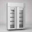 1400L Commercial Upright Display Fridge with Double Glass Doors
