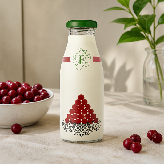 Commercial Cranberry Juice 250ml Glass Bottles 12 Pack