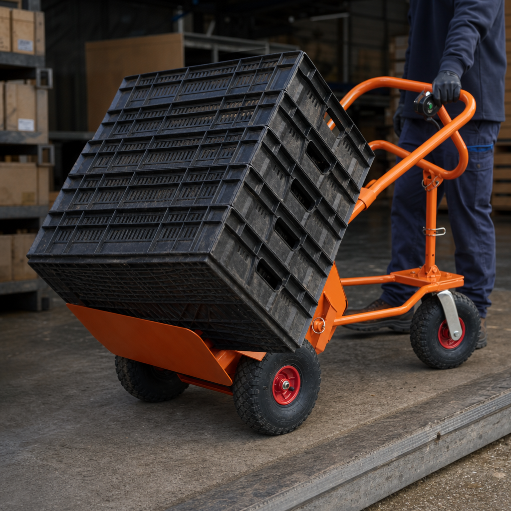 500kg Electric Heavy Duty 3-Wheel All-Terrain Sack Truck