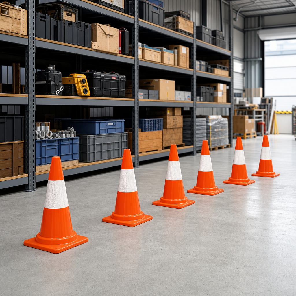500mm Traffic Cones Pack of 5