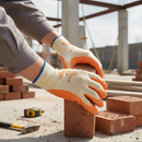 Premium Heavy Duty Latex Builders Grip Gloves with Excellent Dexterity and Tactile Feel for Construction and Manual Handling