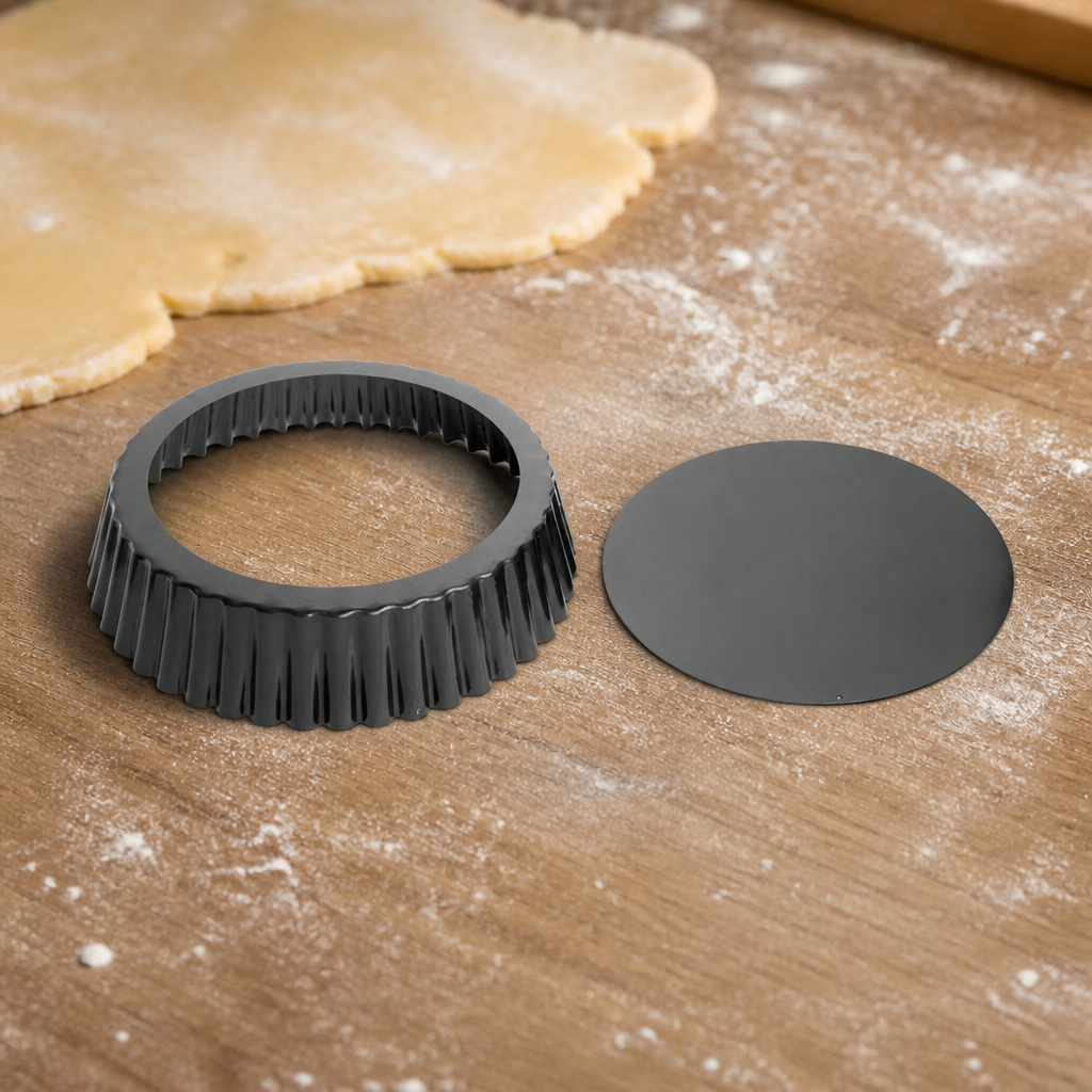 Commercial Deep Non-Stick Quiche Tin 250mm Removable Base