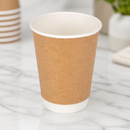 340ml Disposable Double Wall Coffee Cups 25 Pack Recyclable