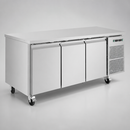 Commercial Three Door Counter Fridge Freezer 314Ltr Capacity