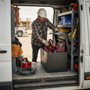 Premium Heavy Duty OxBox Van Storage Box with Anti-Jemmy Systems and 5-Lever Deadlock for Secure Tool Storage