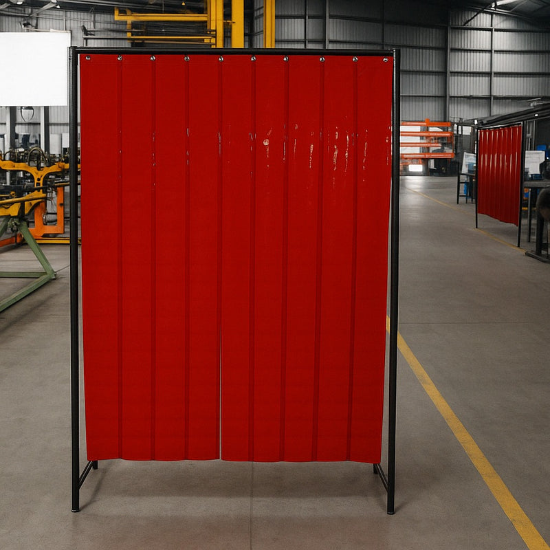 Defender 300 Welding Screen Kit - White Strips, Mobile, Durable