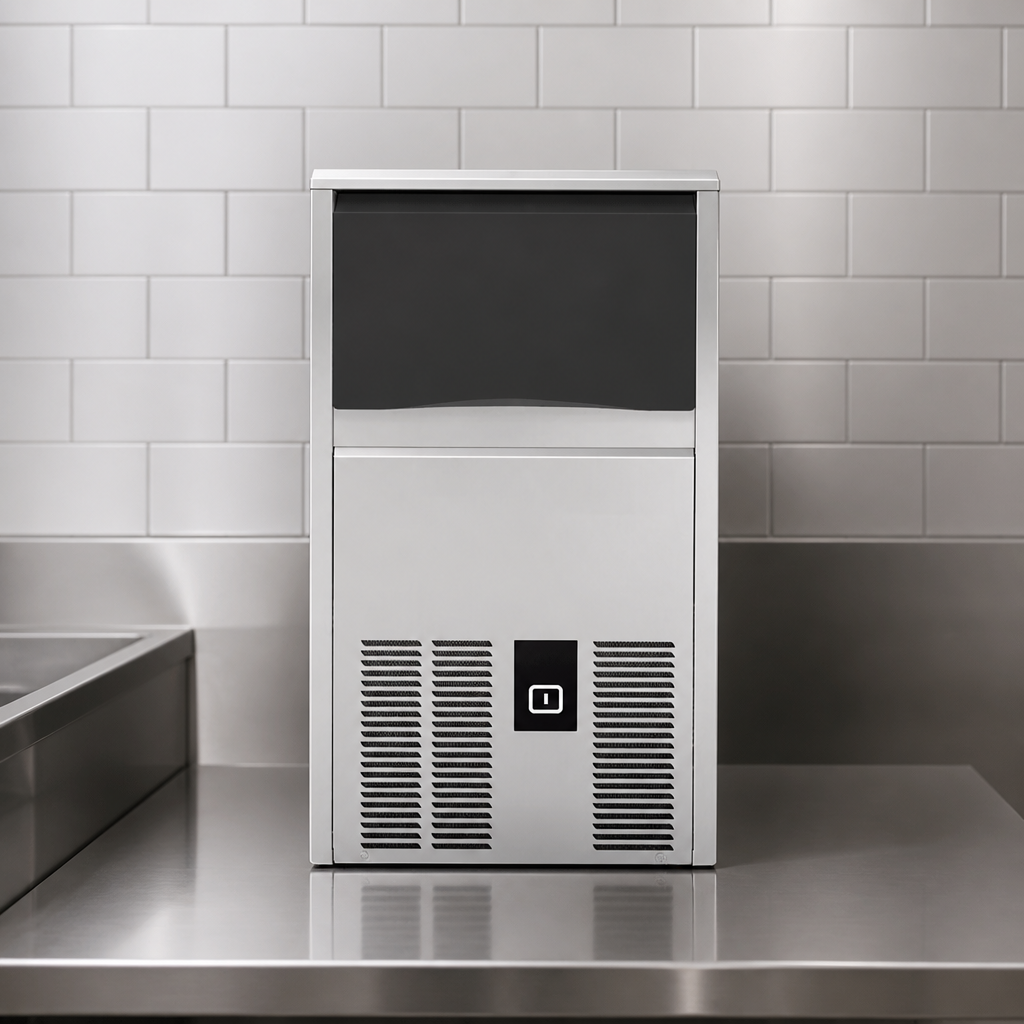 38kg Commercial Ice Machine with Touch Control and App Functionality