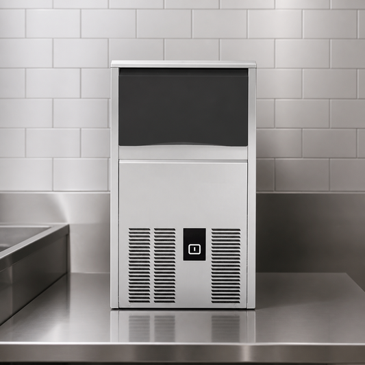 38kg Commercial Ice Machine with Touch Control and App Functionality