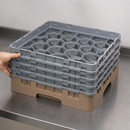 Commercial Glass Rack 20 Compartments Max Height 215mm