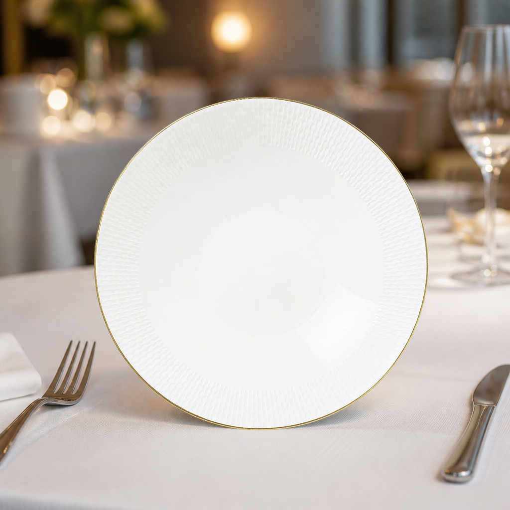 Pack of 12 fine bone china commercial bowls 240mm