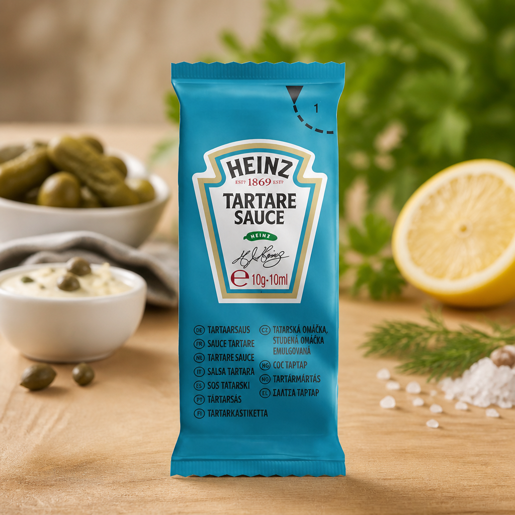 Commercial tartare sauce sachets 10ml - 200 pack