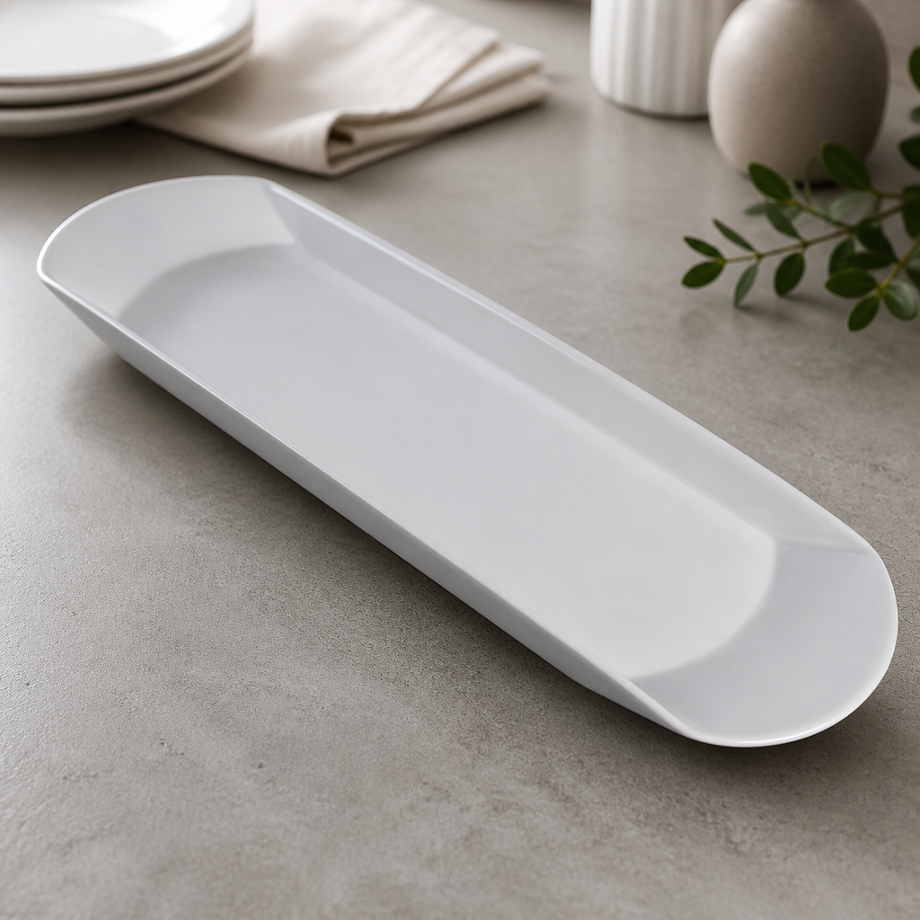 Commercial Gondola Platter 650mm Durable Serving Dish