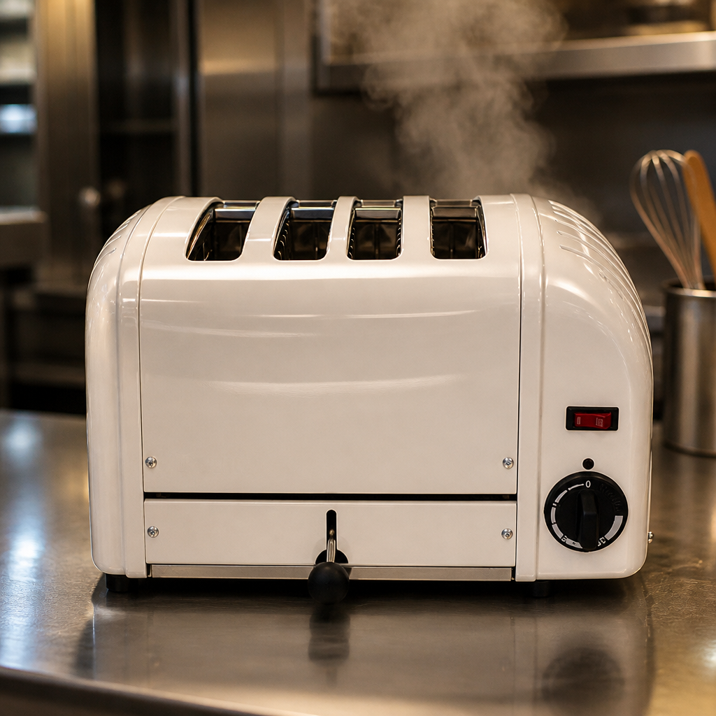 Commercial 4 Slot Bun Toaster for 2 Buns 1kW