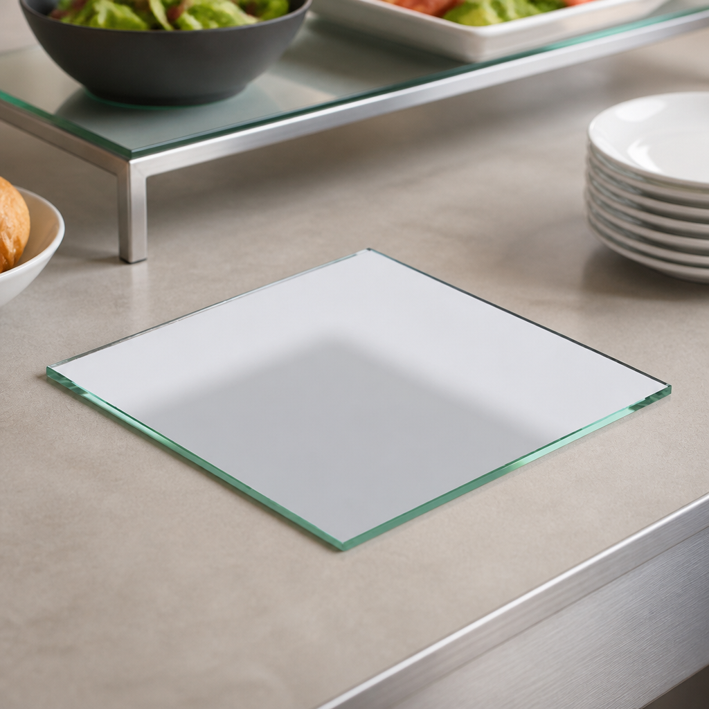 Commercial Display Tile Insert 356mm Clear Glass
