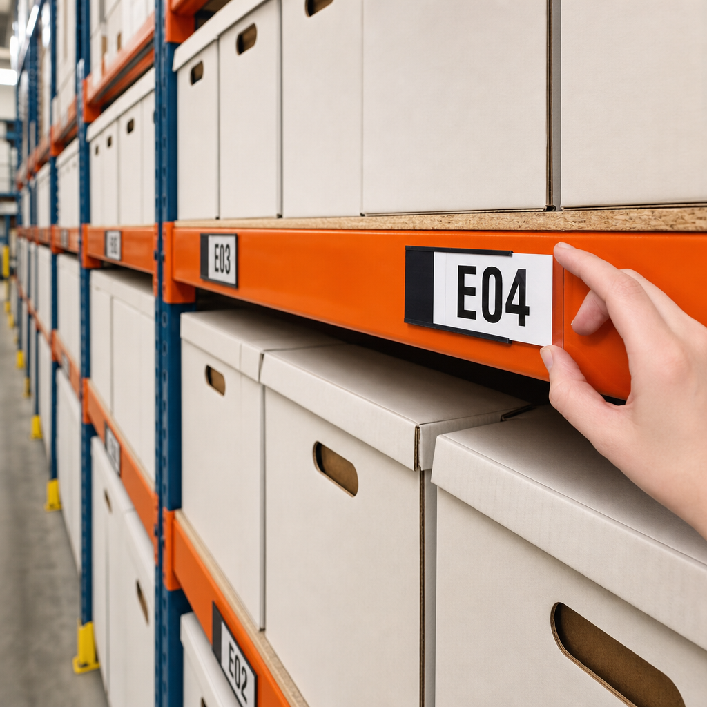 50mm High Magnetic Shelf Labels by the Metre