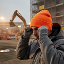 Premium High Visibility Knitted Beanie for Cold Weather with Comfortable Fit and Fluorescent Material
