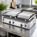 Extra Large Commercial Double Flat Plate Contact Grill