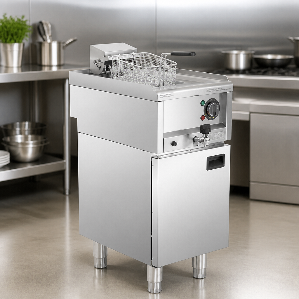 Commercial Electric Fryer 8Ltr Free Standing Kitchen Equipment