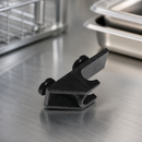Commercial Display Fridge Shelf Clip Black ABS 18x40mm