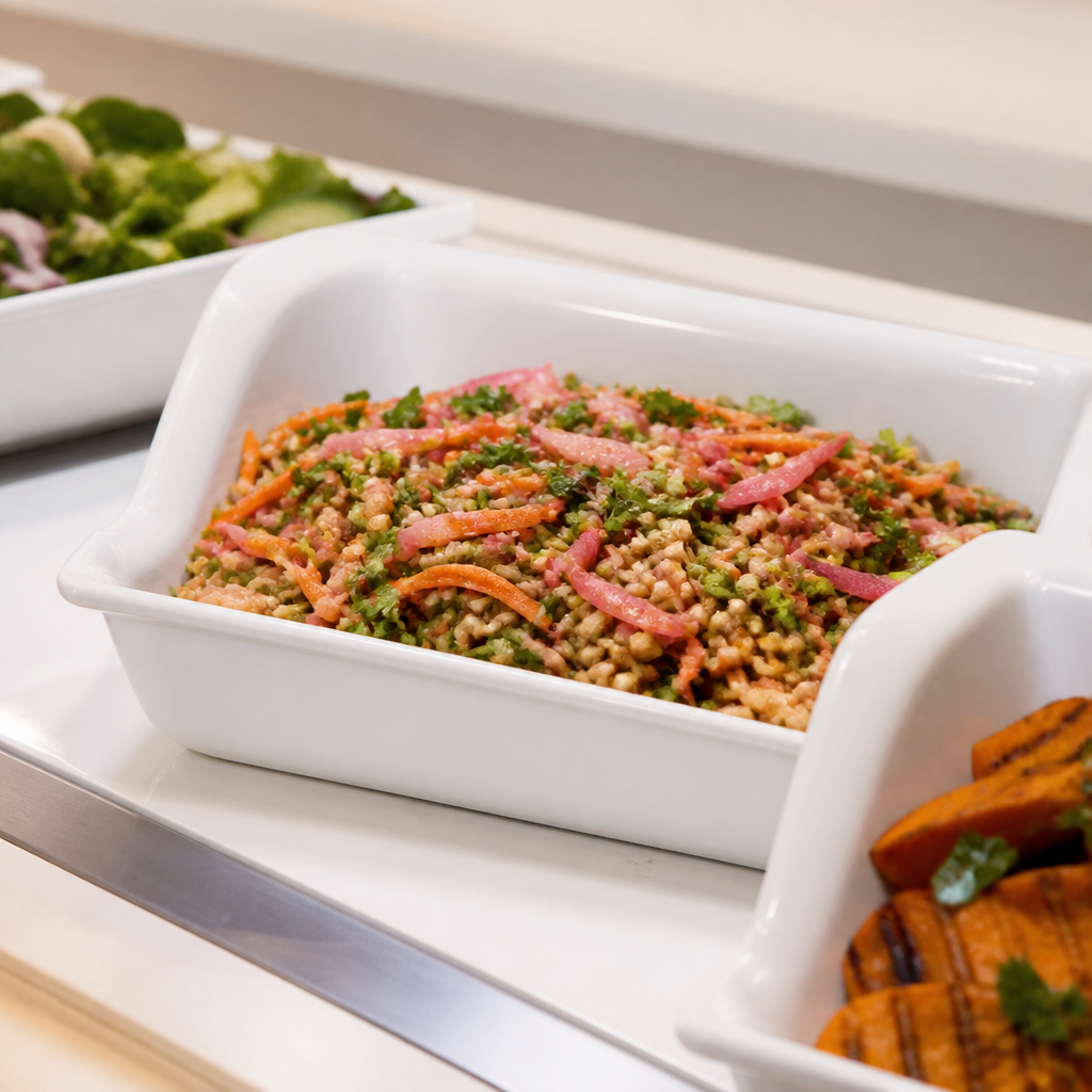 Commercial melamine serving dishes 230x310mm 2 pack