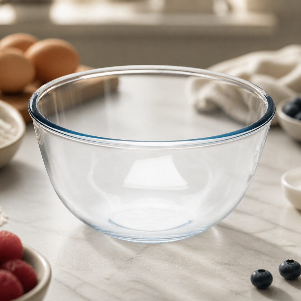 2.3L Commercial Mixing Bowl - Durable Glass Kitchen Essential